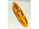 Part No: 6075pb01  Name: Minifigure, Utensil Surfboard Long with Island Xtreme Stunts Logo Pattern (Stickers) - Sets 6736 / 6737