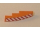 Part No: 61678pb003R  Name: Slope, Curved 4 x 1 with Red and White Danger Stripes Pattern Right Side (Sticker) - Set 7642