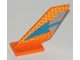 Part No: 6239px5  Name: Tail Shuttle with Blue Arrow, Dot Fade Pattern