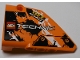Part No: 64394pb023  Name: Technic, Panel Fairing #13 Large Short Smooth, Side A with LEGO TECHNIC Logo, 'OFF ROAD' and Black, Orange and White Pattern (Sticker) - Set 42007