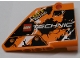 Part No: 64680pb023  Name: Technic, Panel Fairing #14 Large Short Smooth, Side B with LEGO TECHNIC Logo, 'OFF ROAD' and Black, Orange and White Pattern (Sticker) - Set 42007