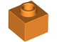 Lot ID: 353153288  Part No: 86996  Name: Brick, Modified 1 x 1 x 2/3 with Open Stud