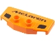 Part No: 89398pb06  Name: Duplo Rear Spoiler / Wing with Black 'McLaren' and 2 Markings Pattern