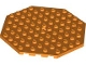 Part No: 89523  Name: Plate, Modified 10 x 10 Octagonal with Hole