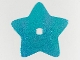 Part No: clikits298pb01  Name: Clikits, Icon Accent Foil Star 8 1/4 x 8 1/4 with Textured Iridescent Pattern