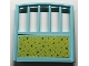 Part No: 6684pb03  Name: Scala Baby Crib Footboard 1 x 7 x 6 with Green Dots Pattern (Sticker) - Set 3119