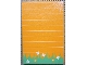 Part No: 6892c01pb03  Name: Scala Wall, Vertical Grooved 18 x 2 x 22 2/3 with Medium Green & White / Orange with Grass Pattern