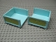 Part No: 6966pb02  Name: Scala Box 7 x 7 x 3 with 3 Sides with Small Dots Pattern on Both Sides (Stickers) - Set 3119