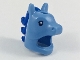 Part No: 18831pb02  Name: Minifigure, Headgear Mask Horse with Hole in Top, Black Eyes and Blue Mane Pattern (Unicorn Boy)