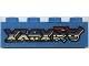 Part No: 3010pb312  Name: Brick 1 x 4 with Red and Gold Striped Ninjago Logogram 'ARCADE' Pattern (Sticker) - Set 70657