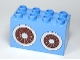Lot ID: 261963877  Part No: 31111pb032  Name: Duplo, Brick 2 x 4 x 2 with Wheels / Pulleys Pattern