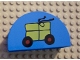 Part No: 31213pb005  Name: Duplo, Brick 2 x 4 x 2 Slope Curved Double with Package on Wheels Pattern