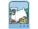 Lot ID: 348608987  Part No: 42178pb02  Name: Story Builder Farmyard Fun Card with Sheep Jumping Fence Pattern