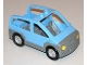 Part No: 4354c02  Name: Duplo Car with 2 Studs on Roof, Dark Bluish Gray Base