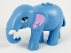 Part No: 67150c01pb01 Name: Elephant, Friends Style with Bright Light Blue Eyes with Eyelashes, Bright Pink Inner Ears and White Tusks Pattern Part No: 67150c01pb01 Name: Elephant, Friends Style with Bright Light Blue Eyes with Eyelashes, Bright Pink Inner Ears and White Tusks Pattern