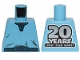 Part No: 973pb3493  Name: Torso SW V-Collar Shirt and Dark Blue Trim with '20 YEARS LEGO STAR WARS' on Back Pattern (Lando Calrissian)