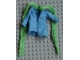 Lot ID: 340719305  Part No: x1442c01  Name: Scala, Clothes Female Jacket with Medium Green Scarf