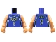 Part No: 973bpb133c01  Name: Torso NBA Milwaukee Bucks #7 Kukoc Pattern / Nougat NBA Arms