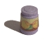 Lot ID: 370863591  Part No: 33011cpb03  Name: Scala Accessories Jar Jam / Jelly, Yellow Label with Lemons Pattern (Sticker) - Set 3205