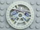 Lot ID: 66421733  Part No: 32349pb01  Name: Technic, Disk 5 x 5 - RoboRider Talisman Wheel, Ninja Mold with Robot Pattern