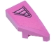 Part No: 29119pb047  Name: Wedge 2 x 1 x 2/3 Right with Black and Bright Pink Triangle Air Intake Pattern (Sticker) - Set 77241