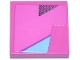 Part No: 3068pb2740R  Name: Tile 2 x 2 with Bright Light Blue and Black Gradient Triangles Pattern Model Right Side (Sticker) - Set 77248
