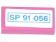 Lot ID: 66128871  Part No: 3069pb0303  Name: Tile 1 x 2 with 'SP 91 056' Pattern (Sticker) - Set 70804