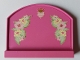 Part No: 31464pb02  Name: Duplo Panel 6 x 1 x 4 with Curved Top with Flowers and Heart with Crown Pattern (Stickers) - Set 4820