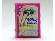 Part No: 33009pb028  Name: Minifigure, Utensil Book 2 x 3 with Holiday Brochure Palm Beach Pattern (Stickers) - Set 3117