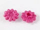 Lot ID: 133791881  Part No: 45456  Name: Clikits, Icon Flower 10 Petals 2 x 2 Small with Pin, Frosted (Solid and Transparent Colors)