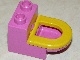 Lot ID: 197858368  Part No: 4911c01  Name: Duplo, Furniture Toilet with Yellow Seat (4911 / 4912)