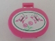Part No: 6203pb10  Name: Scala Utensil Oval Case with Butterflies and Flowers Pattern (Sticker) - Set 5895