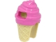 Part No: 80678pb01  Name: Minifigure, Headgear Head Cover, Costume Ice Cream with Molded Tan Cone Pattern