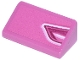 Part No: 85984pb482R  Name: Slope 30 1 x 2 x 2/3 with White, Magenta and Bright Pink Wavy Lines Pointed Pattern Model Right Side (Sticker) - Set 77241