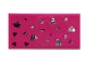 Part No: 87079pb0788  Name: Tile 2 x 4 with Hearts on Dark Pink Background Pattern (Sticker) - Set 41375