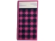 Part No: 87079pb1528 Name: Tile 2 x 4 with Blanket with Dark Blue Plaid and White Bedsheet Pattern (Sticker) - Set 41740 Part No: 87079pb1528 Name: Tile 2 x 4 with Blanket with Dark Blue Plaid and White Bedsheet Pattern (Sticker) - Set 41740