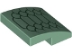 Part No: 15068pb367  Name: Slope, Curved 2 x 2 x 2/3 with Dark Green Scales Pattern
