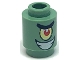 Lot ID: 167054009  Part No: 3062pb038  Name: Brick, Round 1 x 1 with SpongeBob Plankton Character Smile Pattern