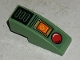 Part No: 50950pb121  Name: Slope, Curved 3 x 1 with Red Button and Orange Target Screen Pattern (Sticker) - Set 70589