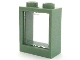 Lot ID: 400443806  Part No: 60592c01  Name: Window 1 x 2 x 2 Flat Front with Trans-Clear Glass (60592 / 60601)