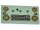 Part No: 87079pb0153  Name: Tile 2 x 4 with Grille, Gold Fans, Bolts and Fly Pattern (Sticker) - Set 70502