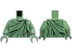 Part No: 973pb6366c01 Name: Torso Robe with Black Gathers and Dark Green Wrinkles, Round Clasp Pattern / Sand Green Arms / Sand Green Hands Part No: 973pb6366c01 Name: Torso Robe with Black Gathers and Dark Green Wrinkles, Round Clasp Pattern / Sand Green Arms / Sand Green Hands