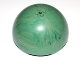 Part No: 98107pb10  Name: Cylinder Hemisphere 11 x 11, Studs on Top with Marbled Dark Green and Dark Tan Planet Pattern (SW Yavin 4)