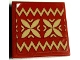 Part No: 11203pb137  Name: Tile, Modified 2 x 2 Inverted with Tan Zigzags and Geometric Flowers Pattern (Sticker) - Set 43183
