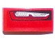 Part No: 11477pb027L  Name: Slope, Curved 2 x 1 with Chevrolet Camaro Car Taillight Pattern Model Left Side (Sticker) - Set 75874