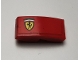 Part No: 11477pb072L  Name: Slope, Curved 2 x 1 x 2/3 with Ferrari Logo Pattern Model Left Side (Sticker) - Set 75899