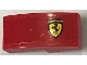 Part No: 11477pb072R  Name: Slope, Curved 2 x 1 x 2/3 with Ferrari Logo Pattern Model Right Side (Sticker) - Set 75899