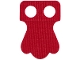 Part No: 115062  Name: Minifigure Parrot Tail Cloth with 3 Lobes - Traditional Starched Fabric