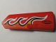 Part No: 11946pb023  Name: Technic, Panel Fairing #21 Very Small Smooth, Side B with Flames Pattern (Sticker) - Set 42005
