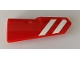Part No: 11946pb031  Name: Technic, Panel Fairing #21 Very Small Smooth, Side B with Red and White Danger Stripes Pattern (Sticker) - Set 42082